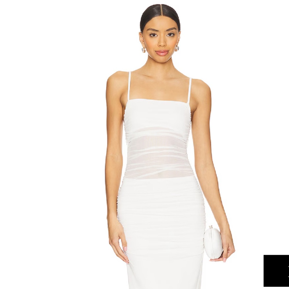 Superdown Celeste Maxi Dress in White XXS